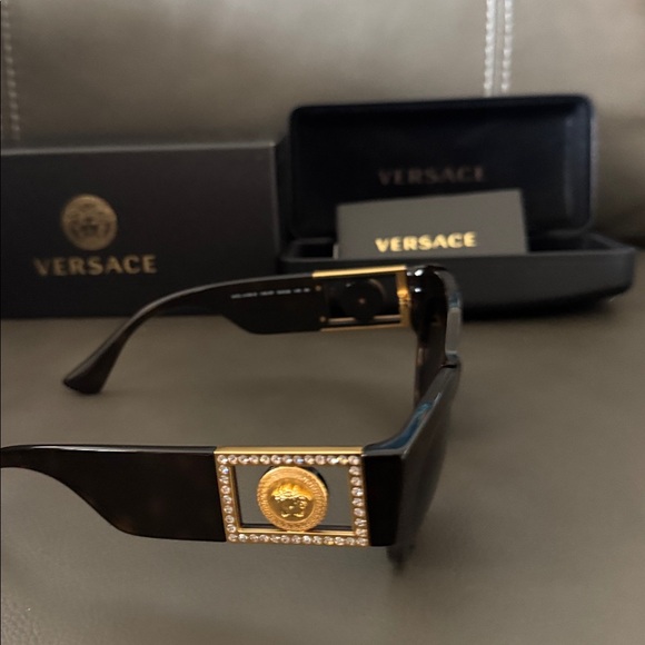 Versace BLING ✨ Sunglasses 🕶️ AUTHENTIC discontinued style ☀️ Rare - Picture 5 of 8